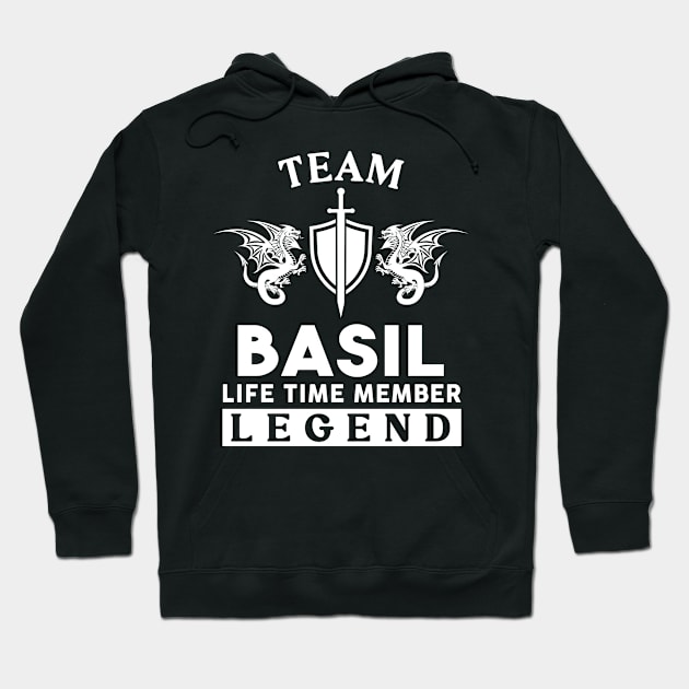 Basil Name T Shirt - Basil Life Time Member Legend Gift Item Tee Hoodie by unendurableslemp118